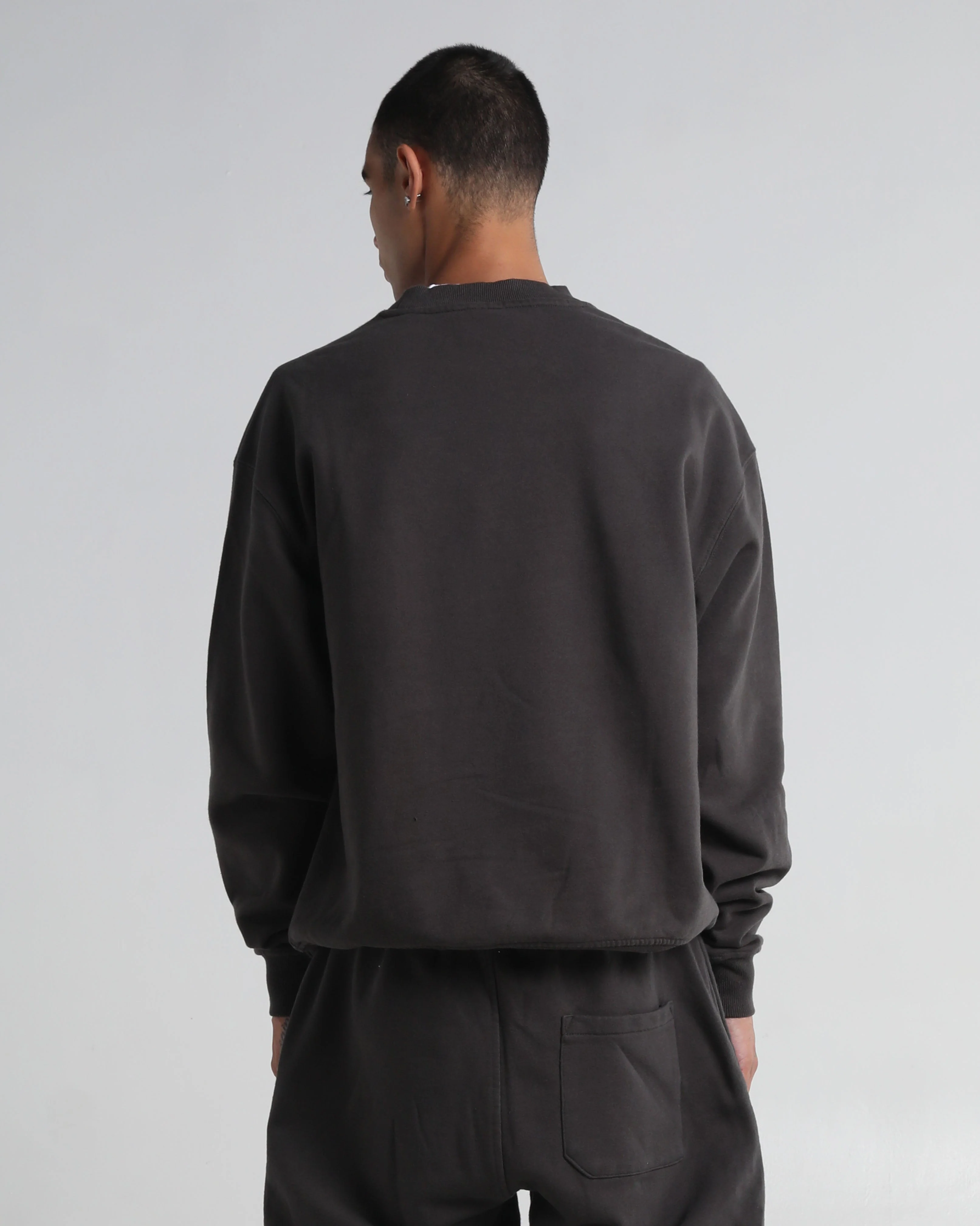 13.5oz Max Heavy Fleece Garment Dye Crewneck - Image 7