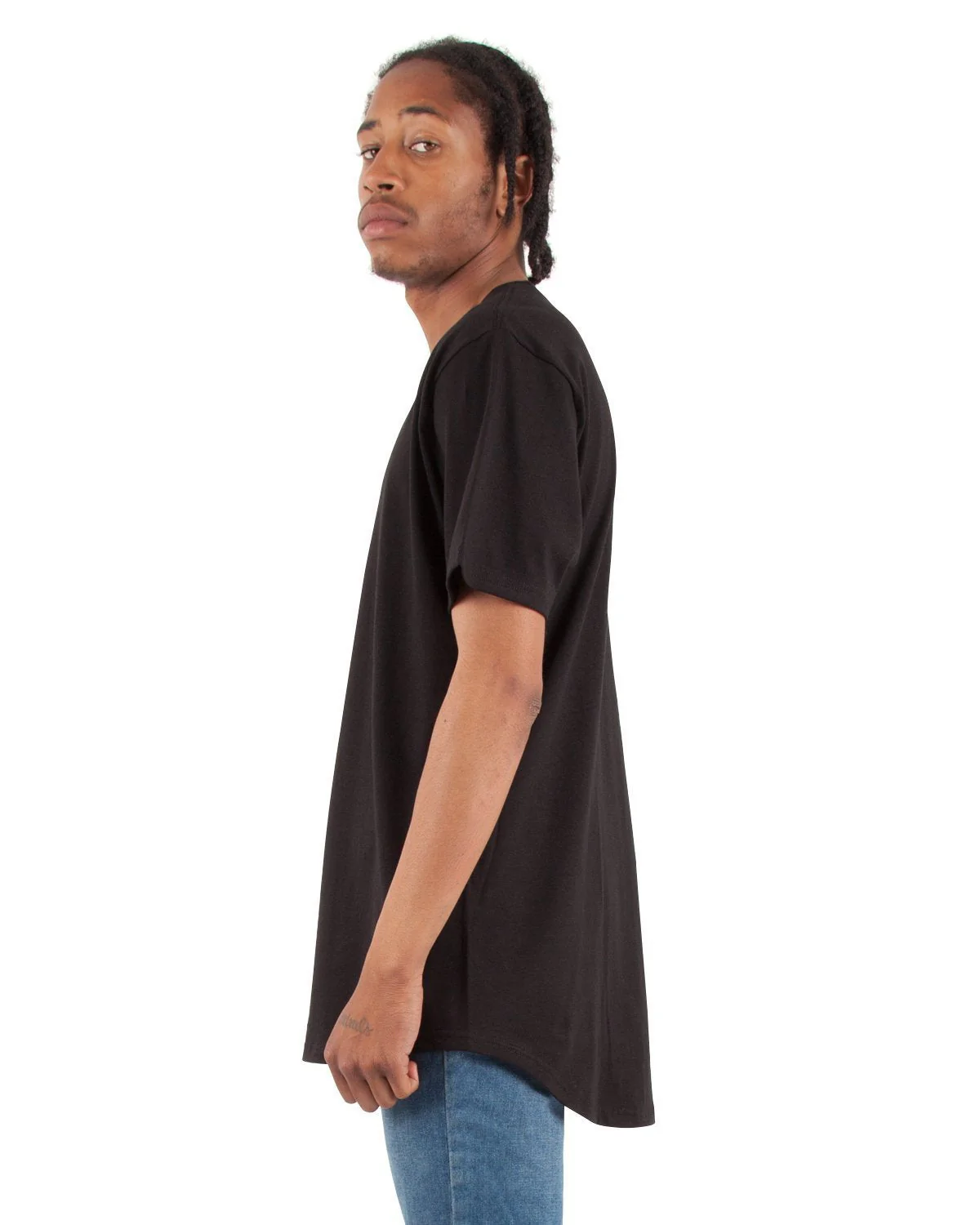 6.0oz Curved Long Tee - Image 14