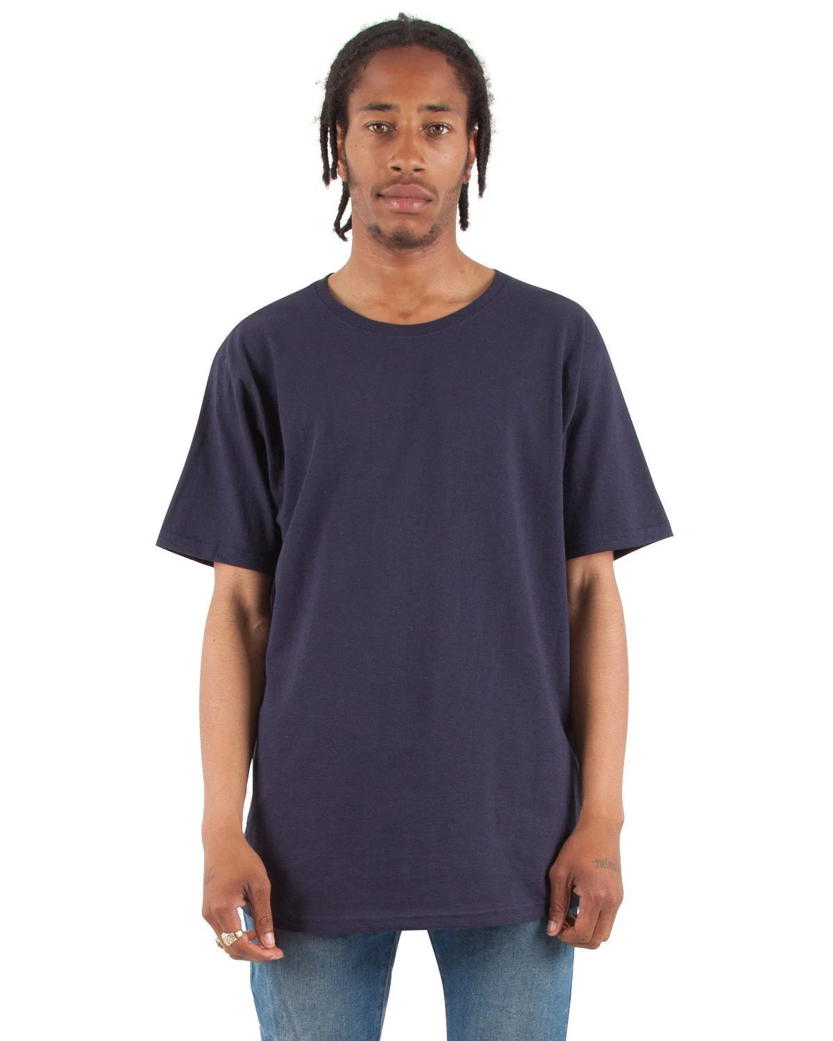 6.0oz Curved Long Tee - Image 3