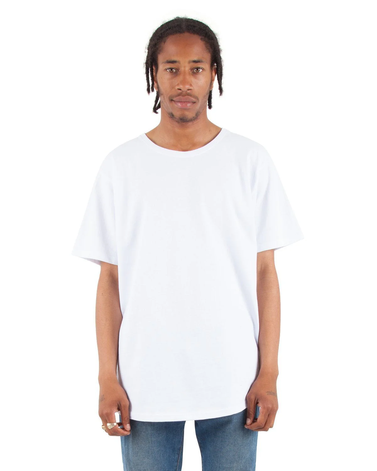 6.0oz Curved Long Tee - Image 4
