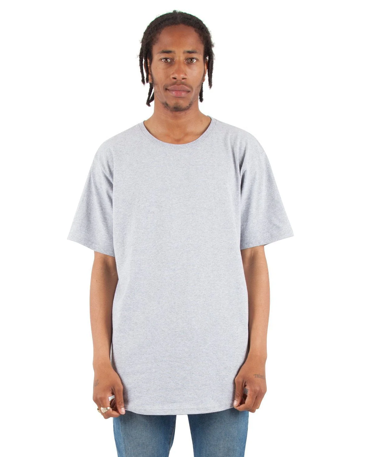 6.0oz Curved Long Tee - Image 5