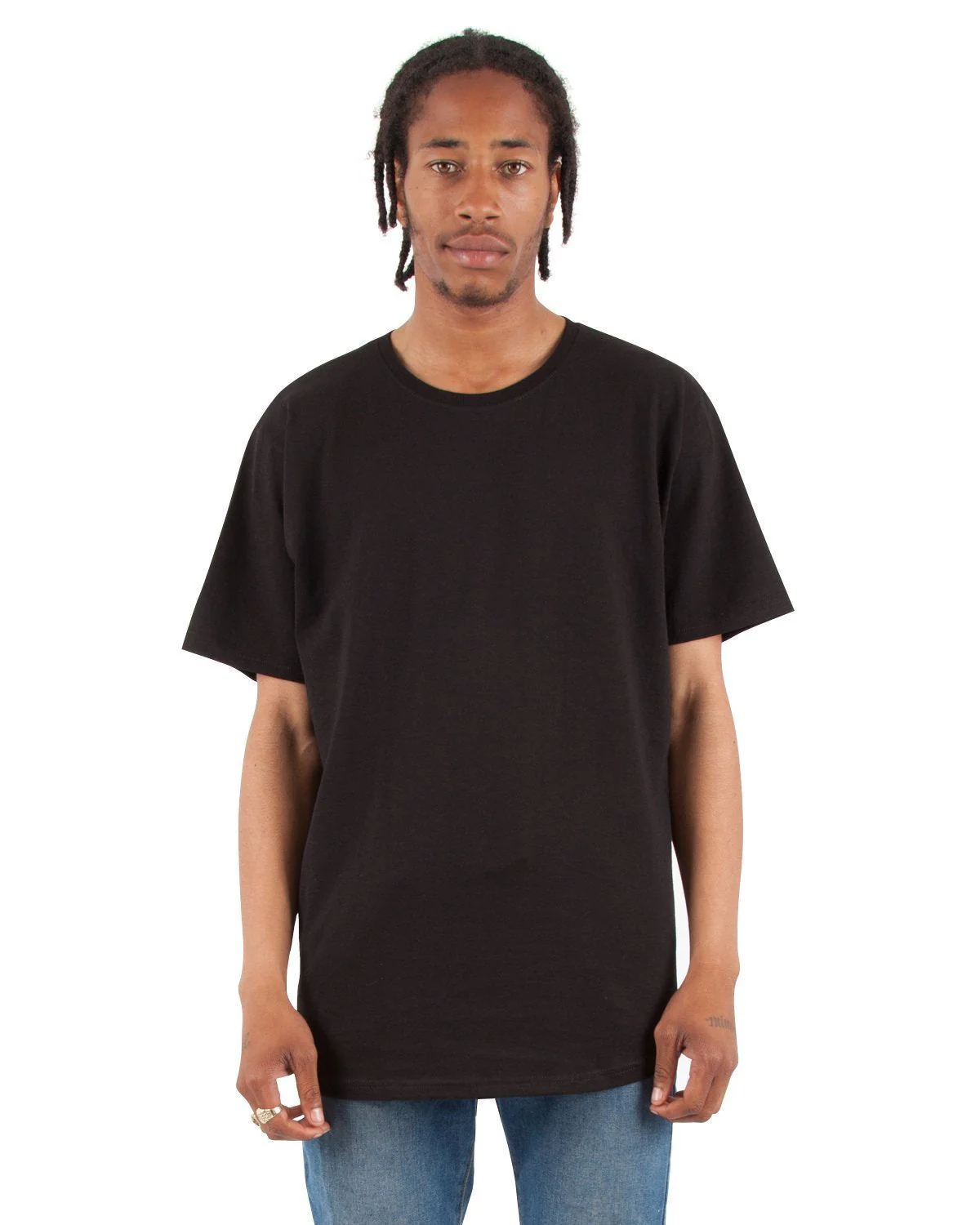 6.0oz Curved Long Tee - Image 7