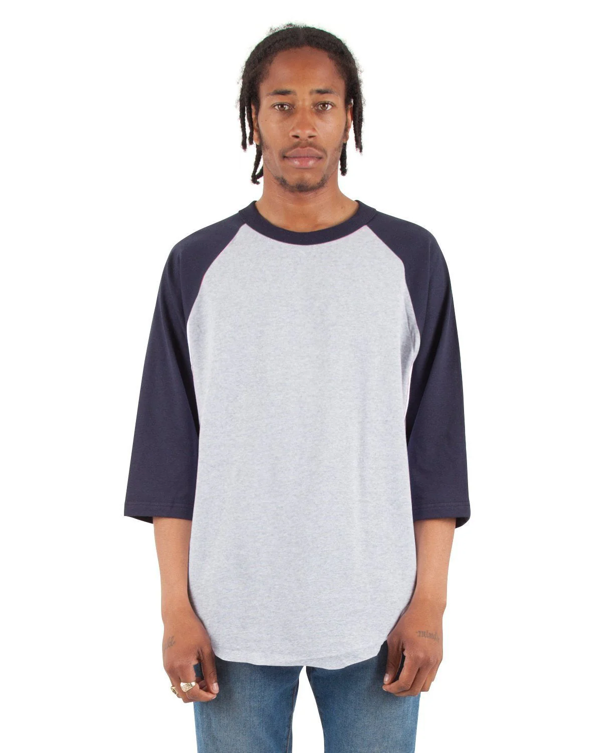 6.0oz Raglan 3/4 Sleeve - Large Sizes - Image 13
