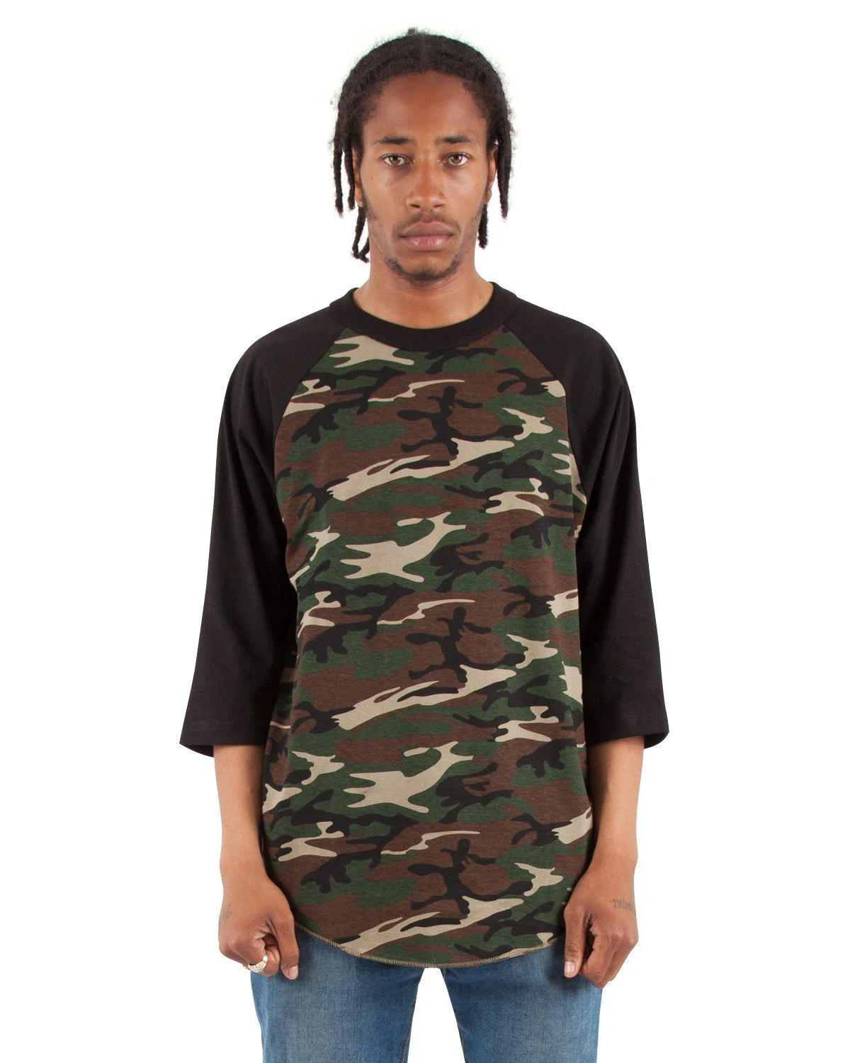 6.0oz Raglan 3/4 Sleeve - Large Sizes - Image 4