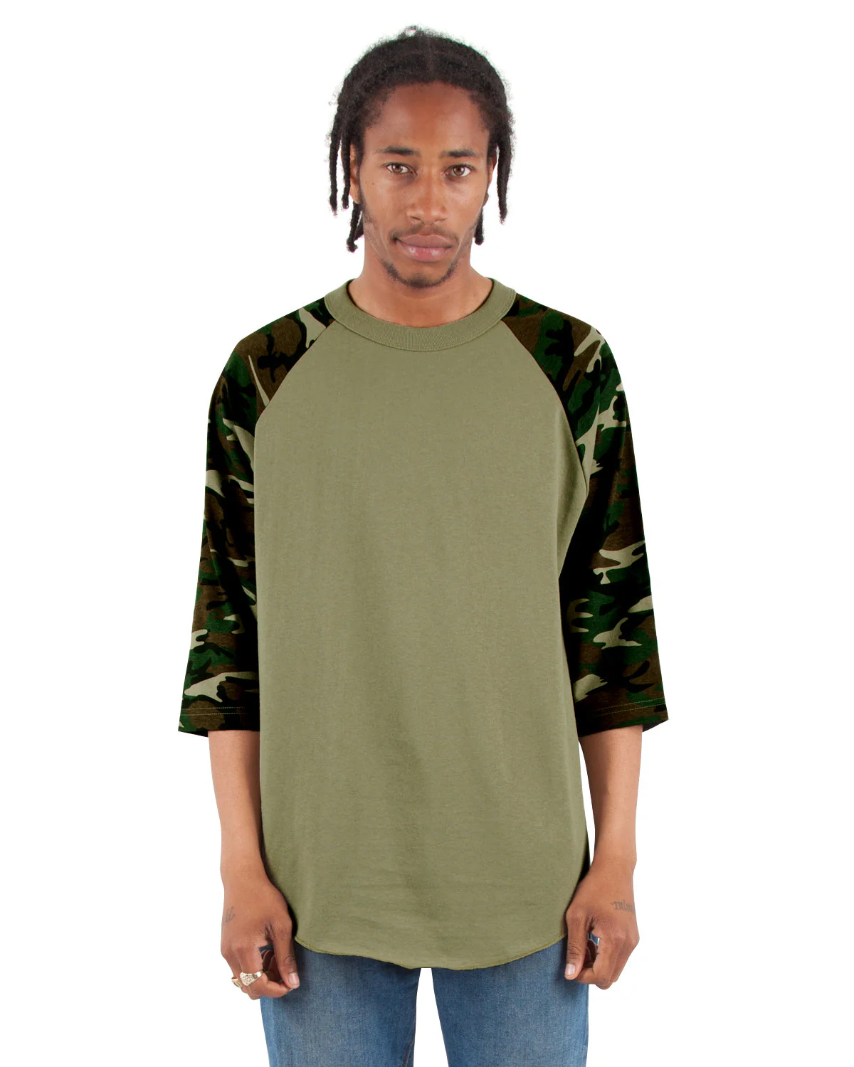 6.0oz Raglan 3/4 Sleeve - Large Sizes - Image 53