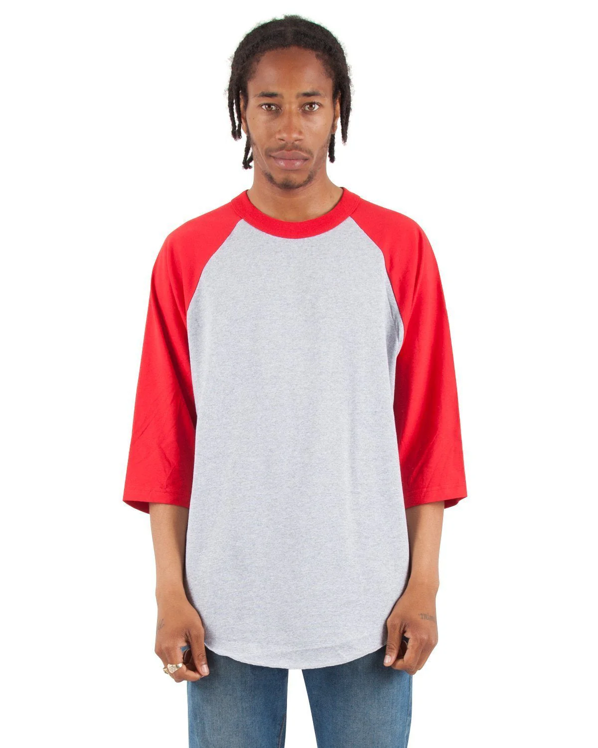 6.0oz Raglan 3/4 sleeve - Standard Sizes - Image 2