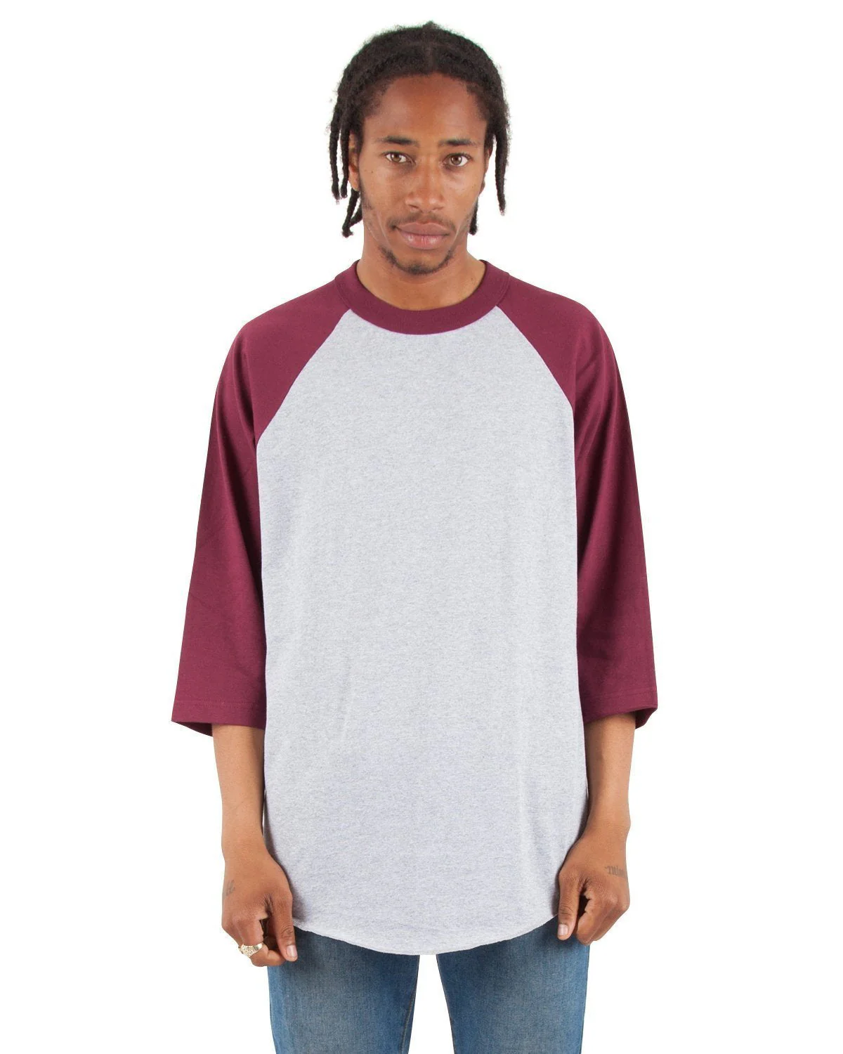 6.0oz Raglan 3/4 sleeve - Standard Sizes - Image 5