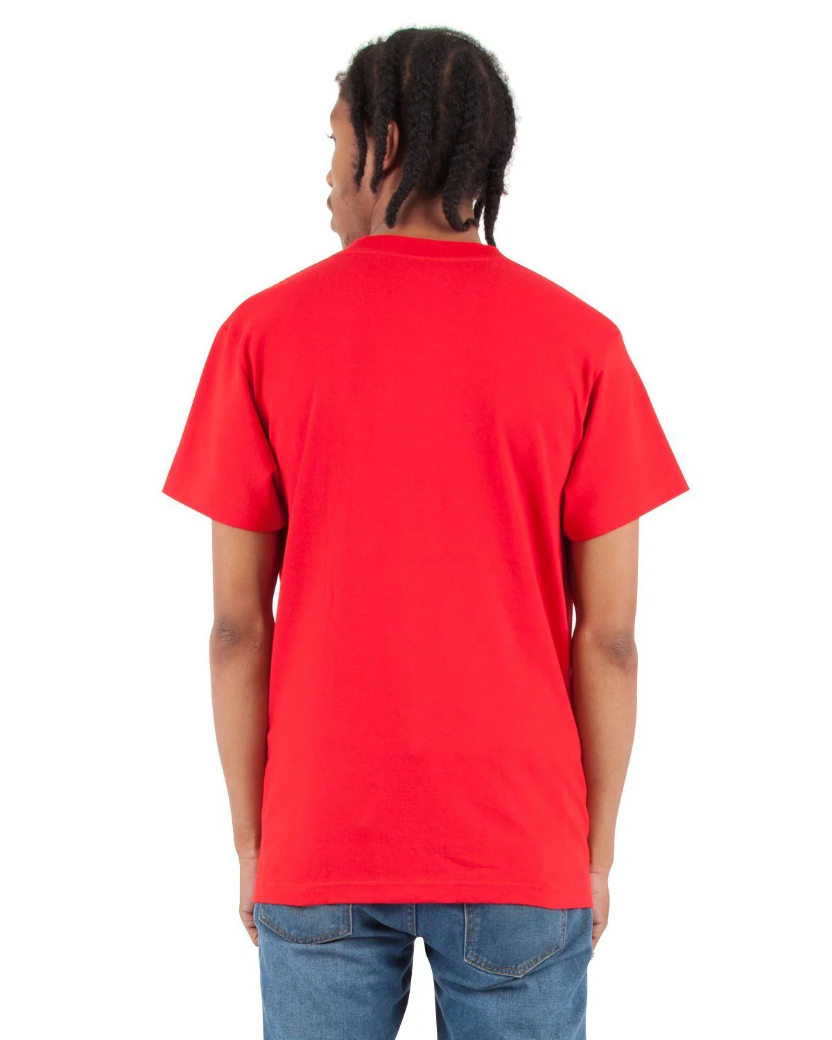 6.2oz V-Neck Short Sleeve - Large Sizes - Image 2
