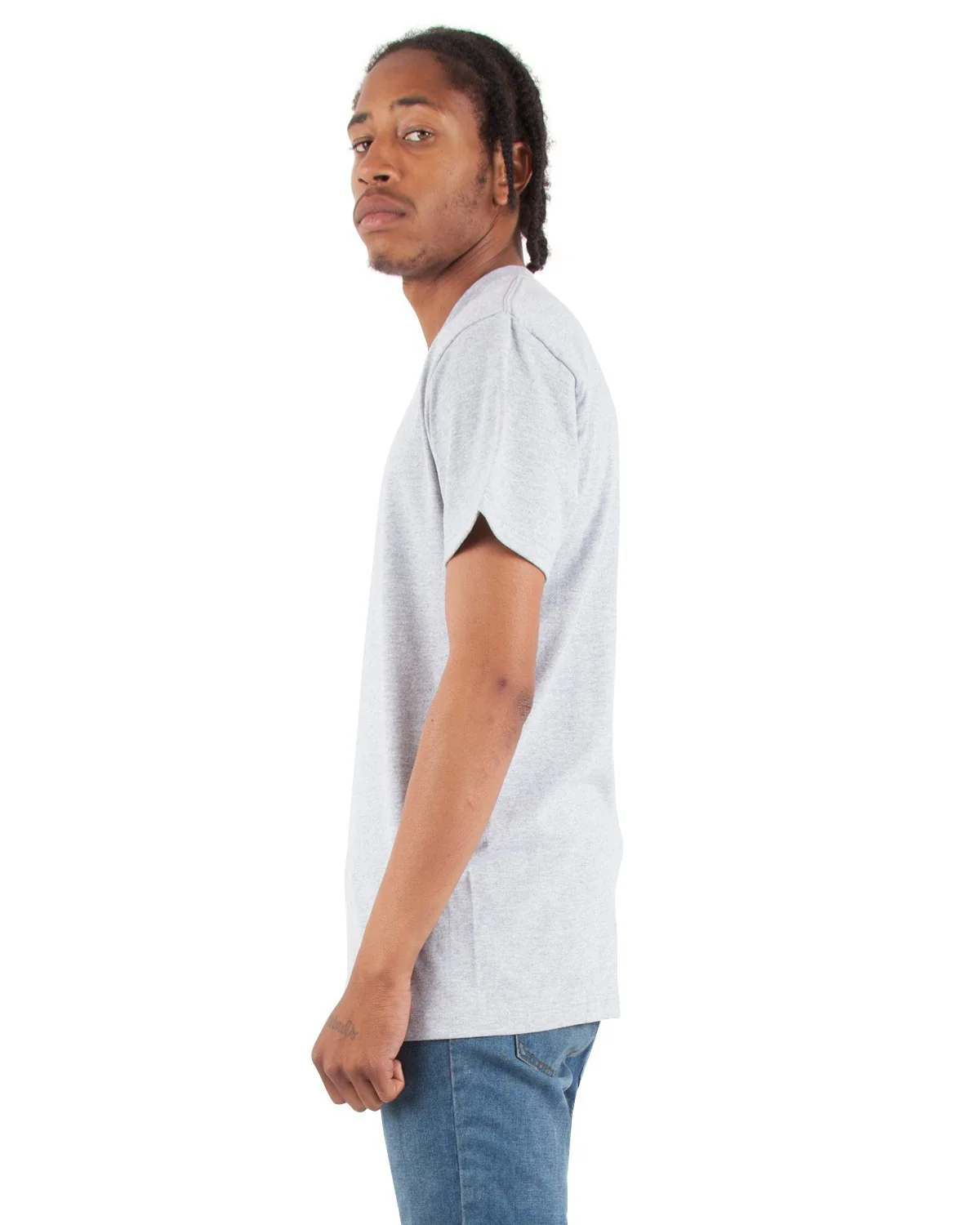 6.2oz V-Neck Short Sleeve - Large Sizes - Image 42