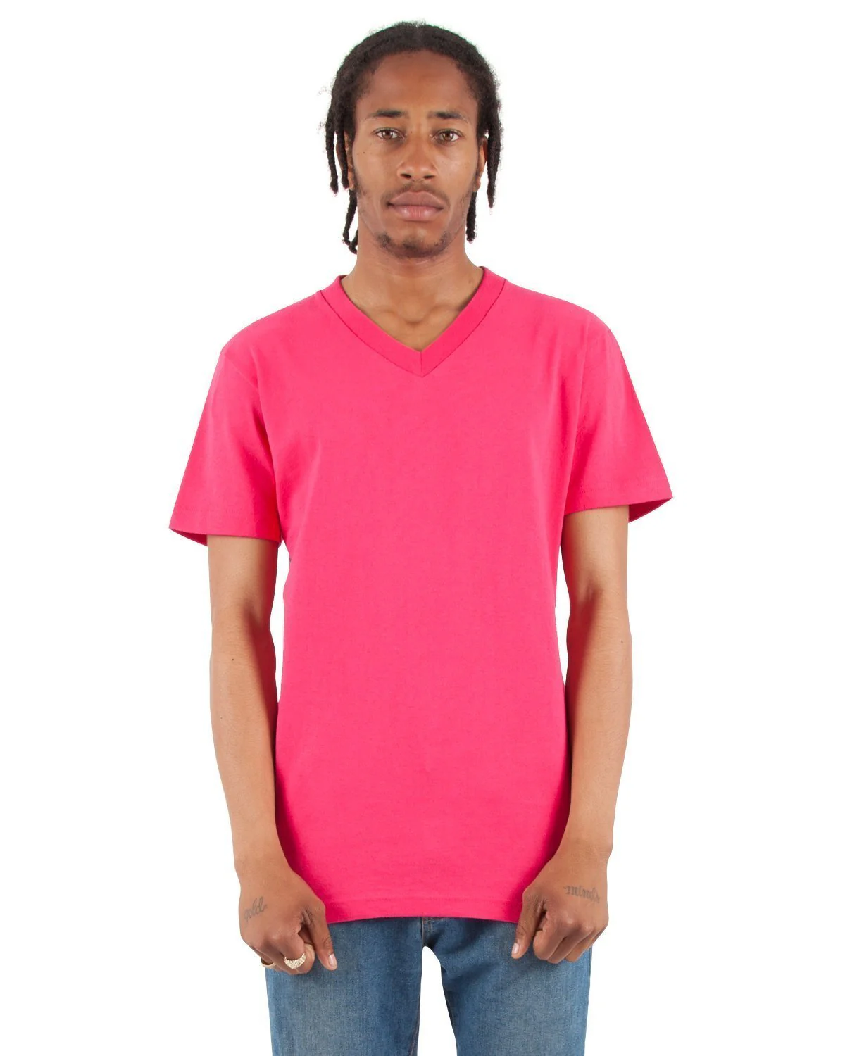 6.2oz V-Neck Short Sleeve - Standard Sizes - Image 29