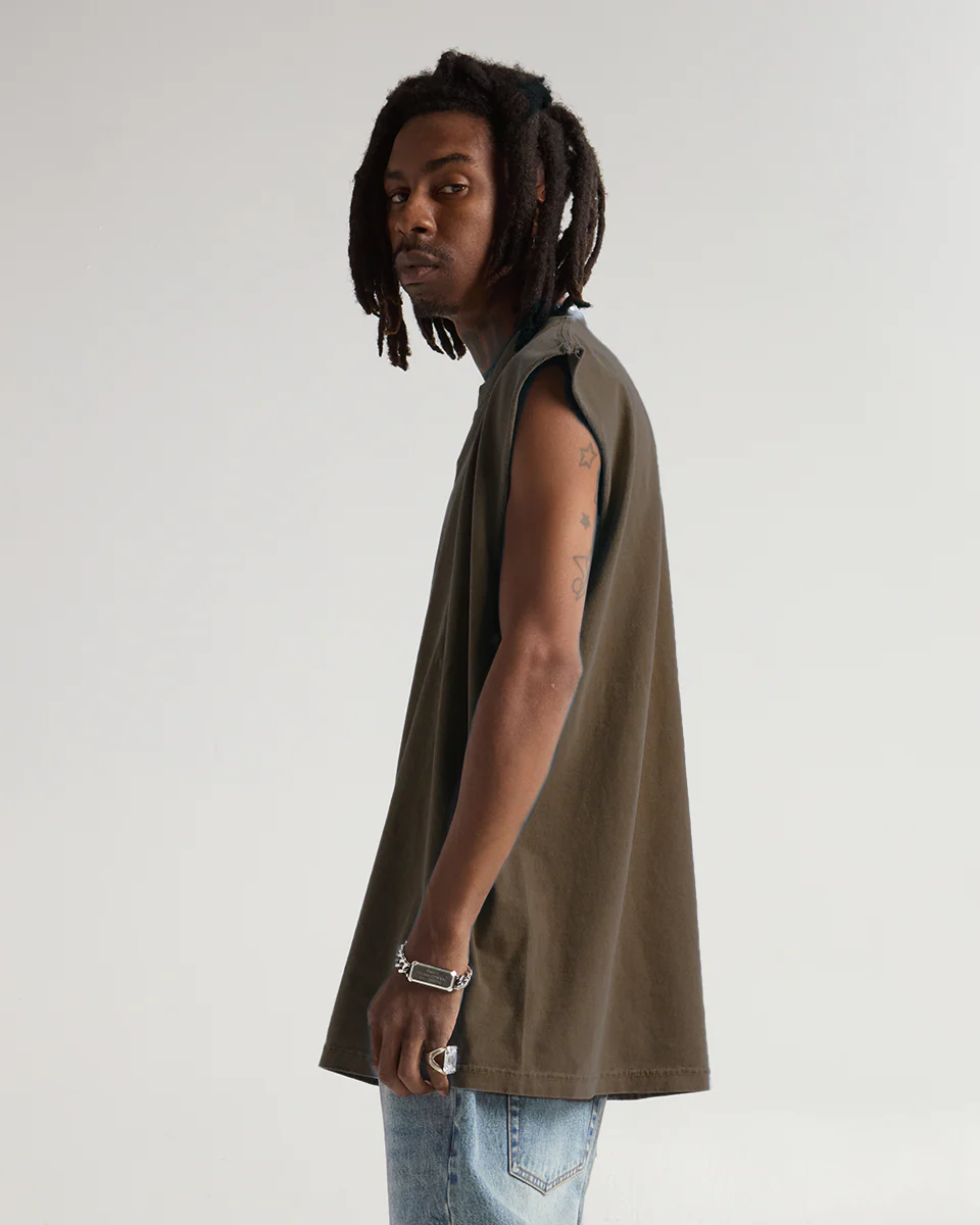 7.5oz Garment Dyed Muscle Tee - Image 11