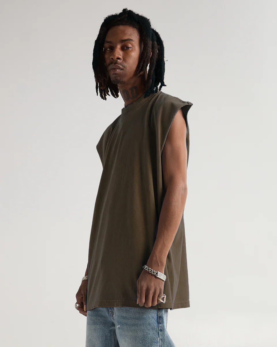 7.5oz Garment Dyed Muscle Tee - Image 12