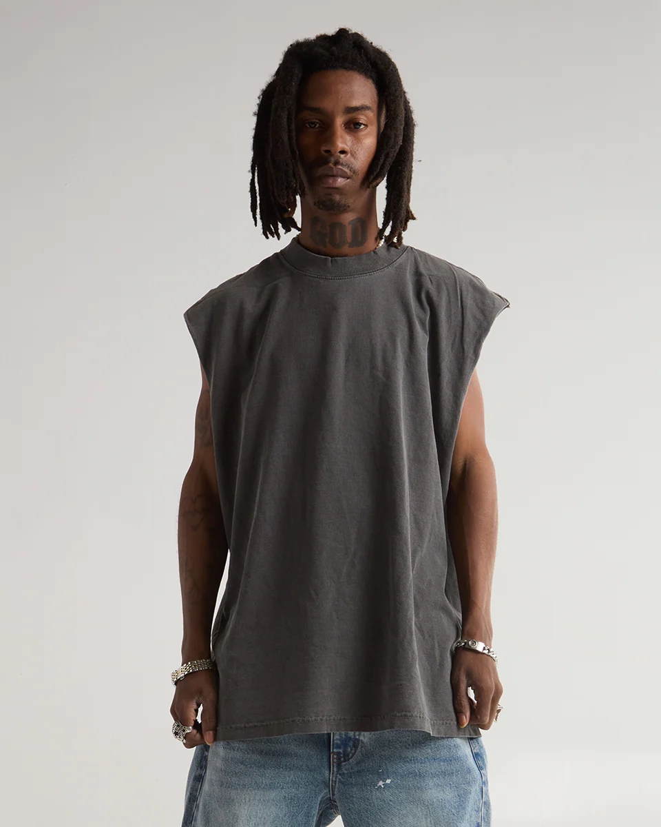7.5oz Garment Dyed Muscle Tee - Image 13