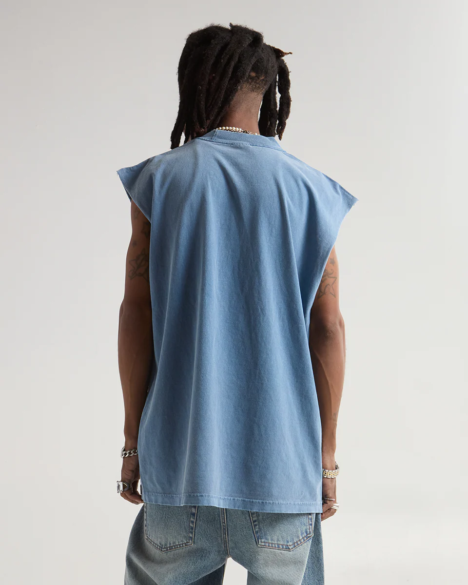 7.5oz Garment Dyed Muscle Tee - Image 6