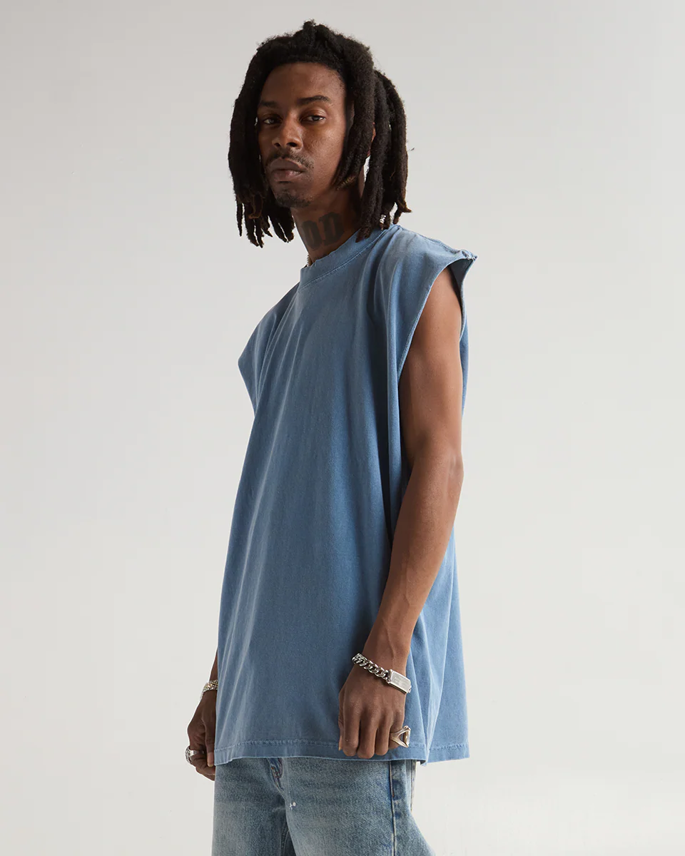 7.5oz Garment Dyed Muscle Tee - Image 8