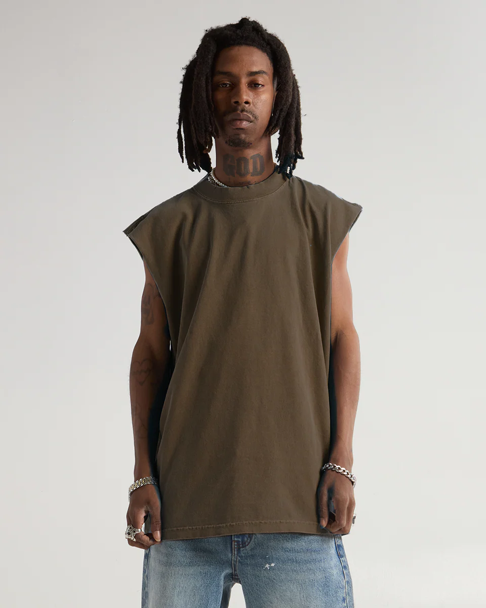 7.5oz Garment Dyed Muscle Tee - Image 9