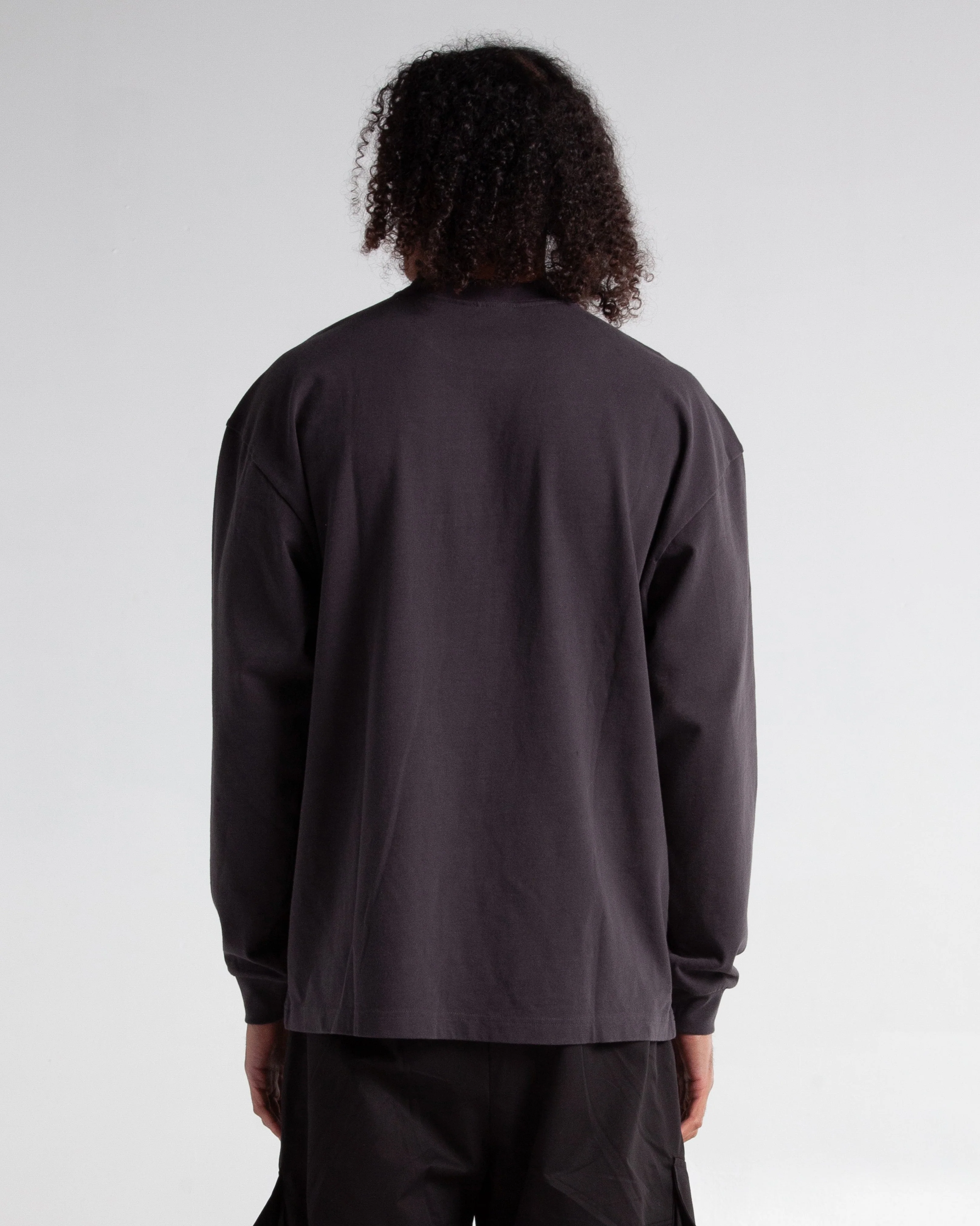 9.0oz Garment Dye Long Sleeve Designer Tee - Image 6