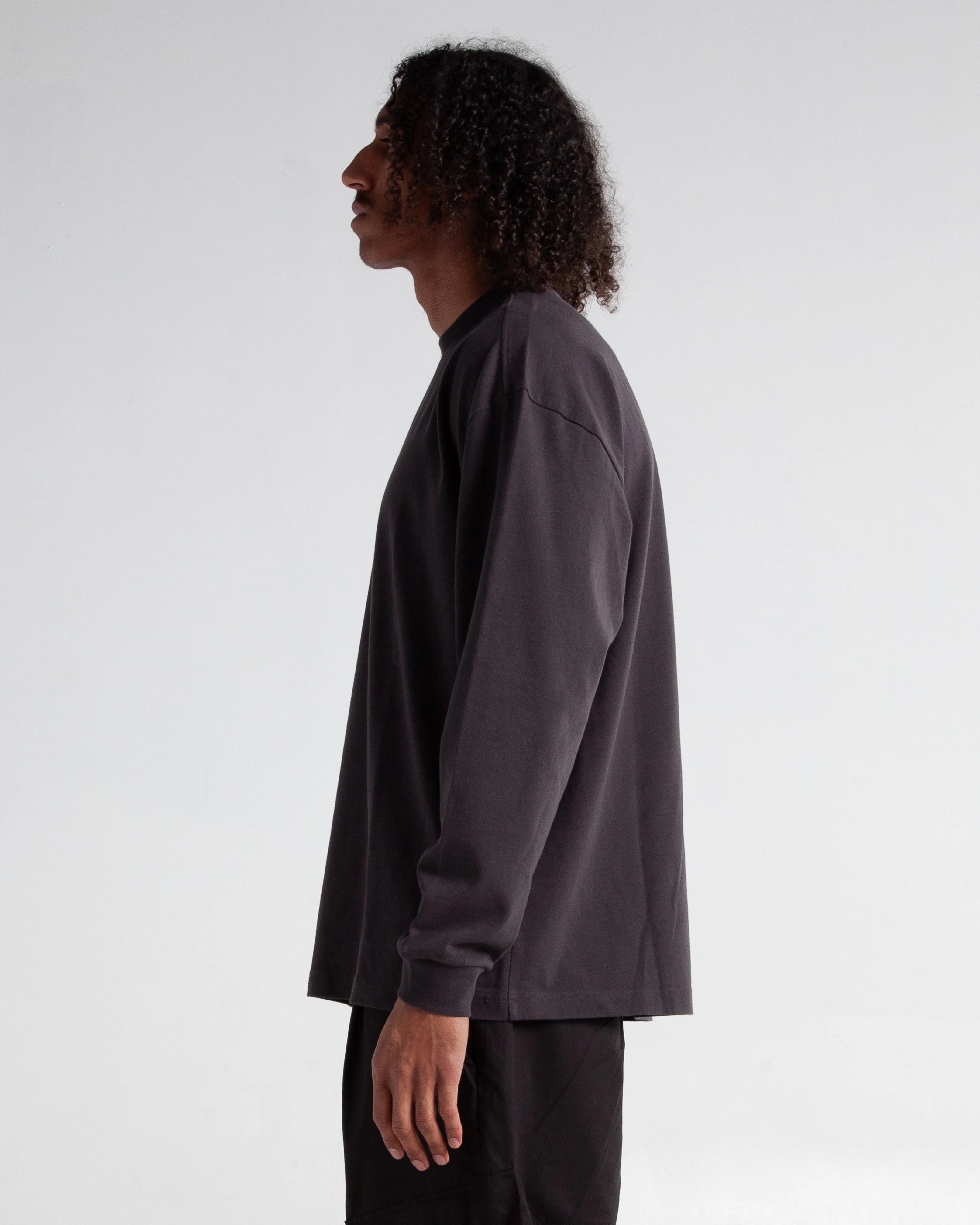 9.0oz Garment Dye Long Sleeve Designer Tee - Image 7