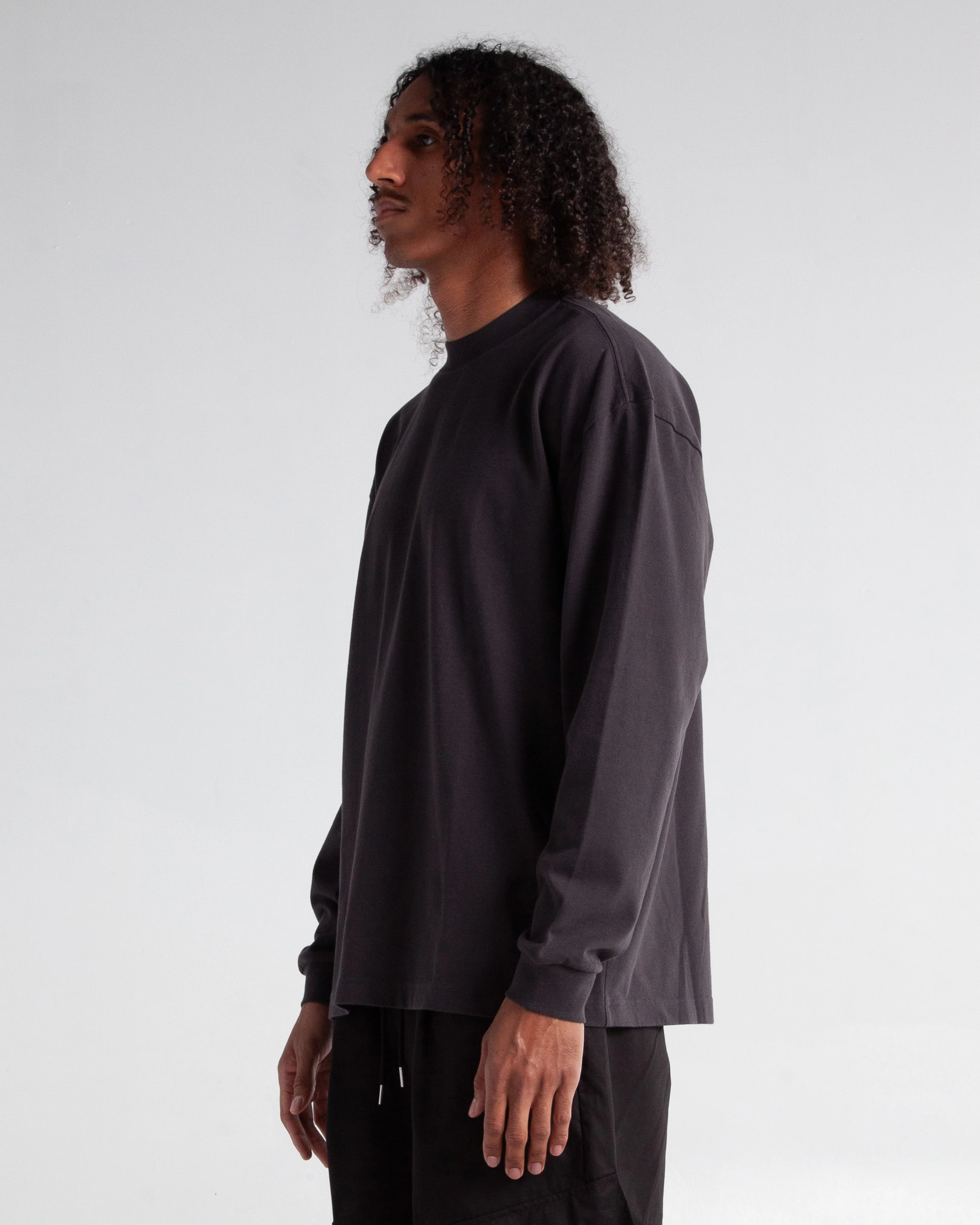 9.0oz Garment Dye Long Sleeve Designer Tee - Image 8
