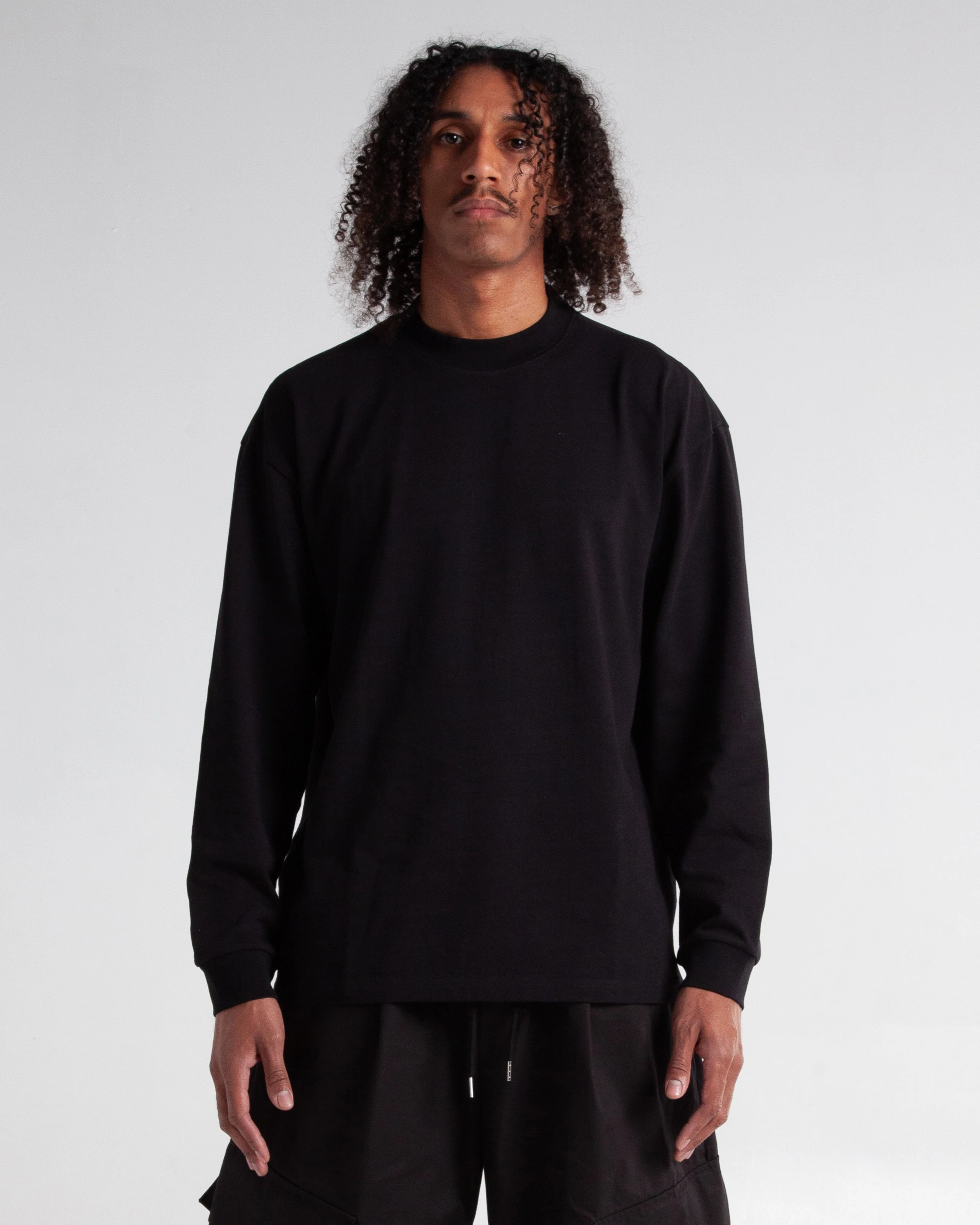 9.0oz Garment Dye Long Sleeve Designer Tee - Image 9