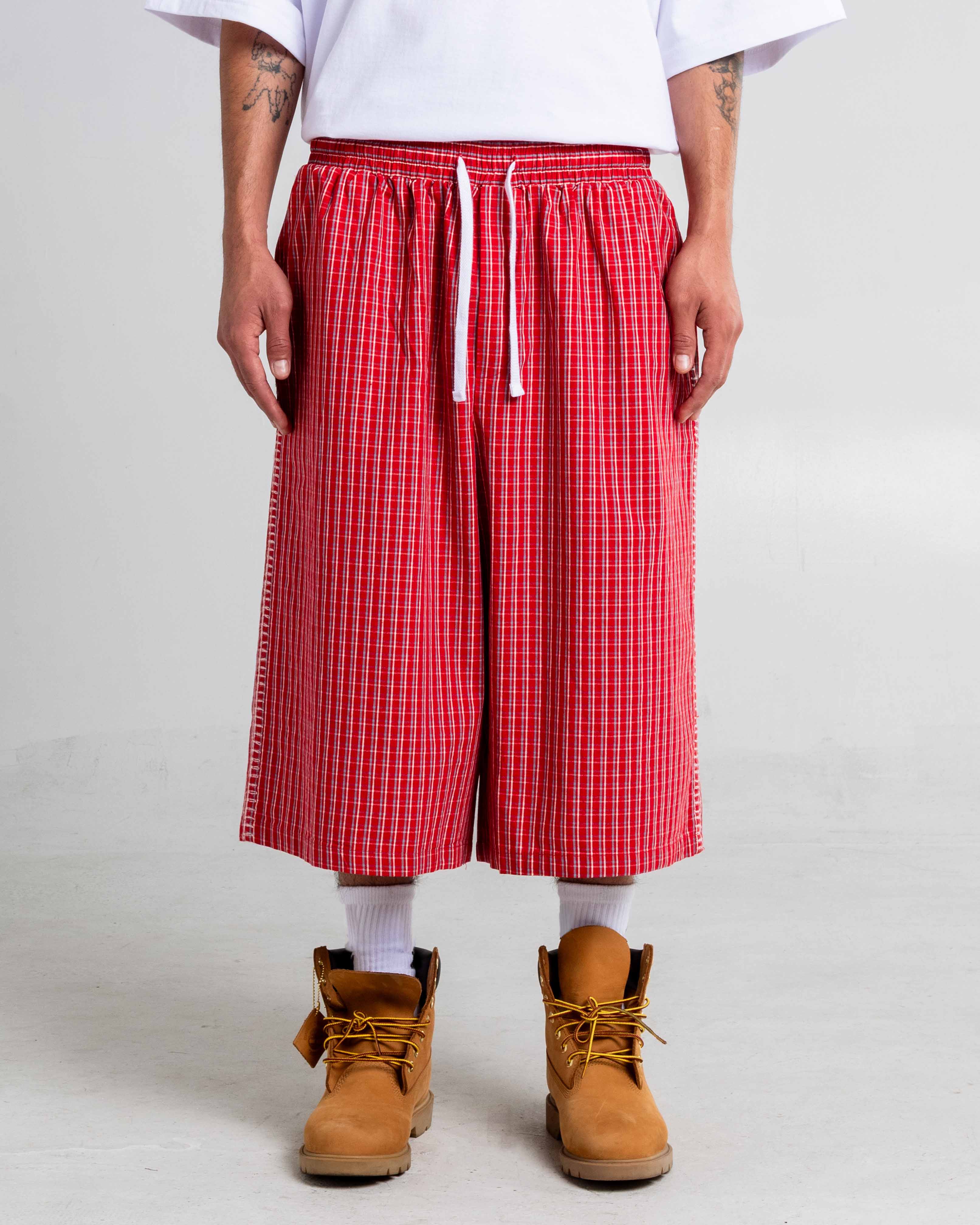 Baggy Plaid Shorts - Image 6