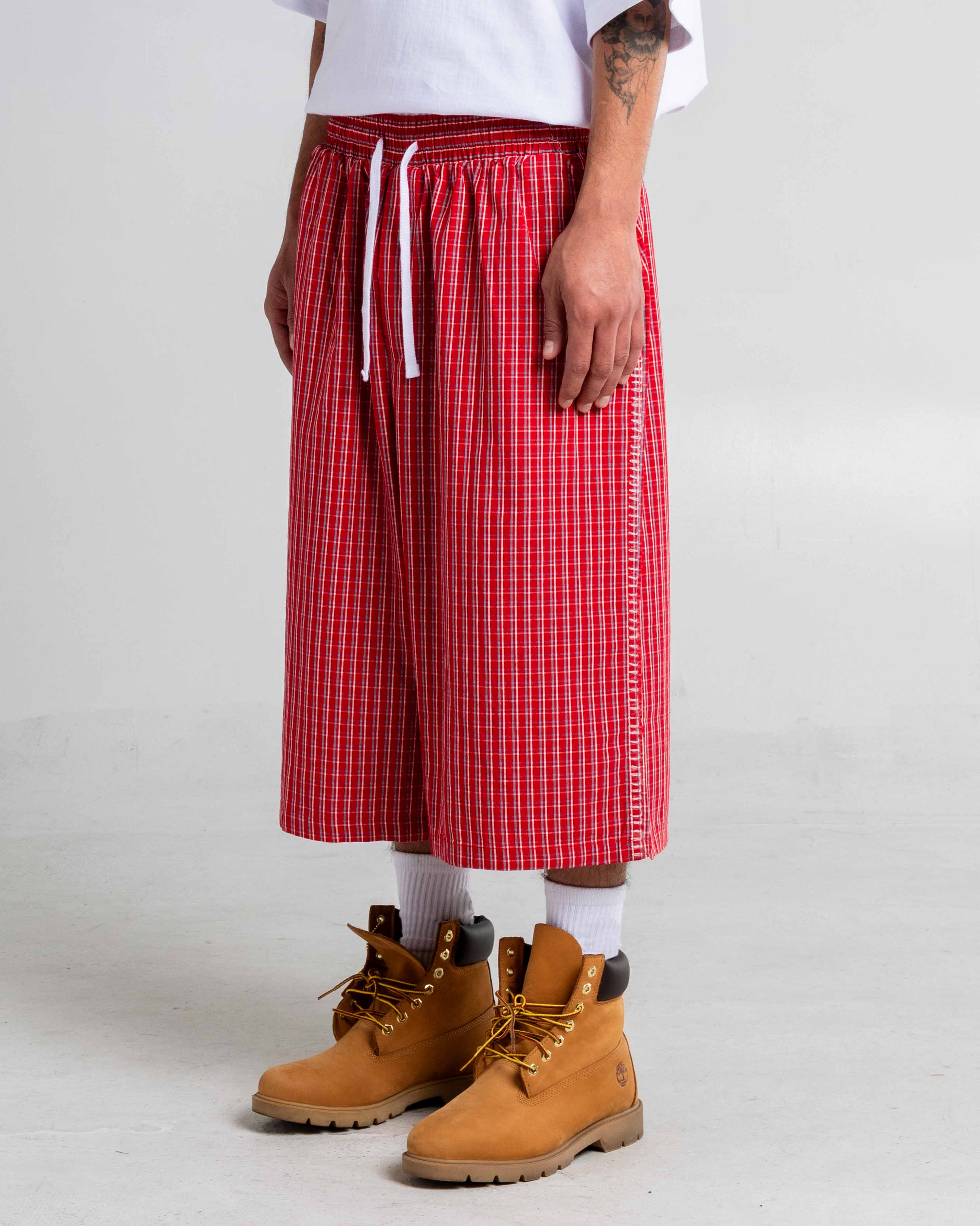 Baggy Plaid Shorts - Image 9