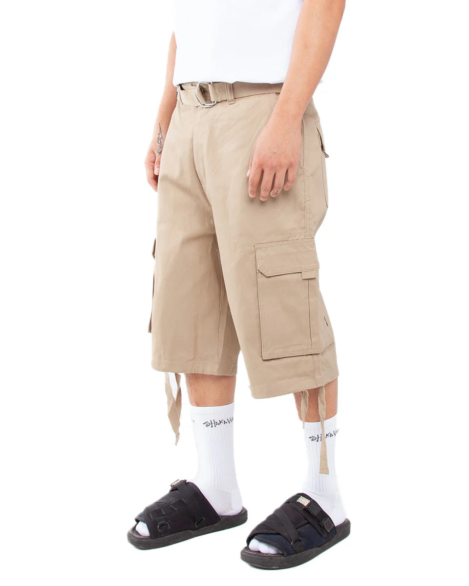 Twill Cargo Shorts - Image 12