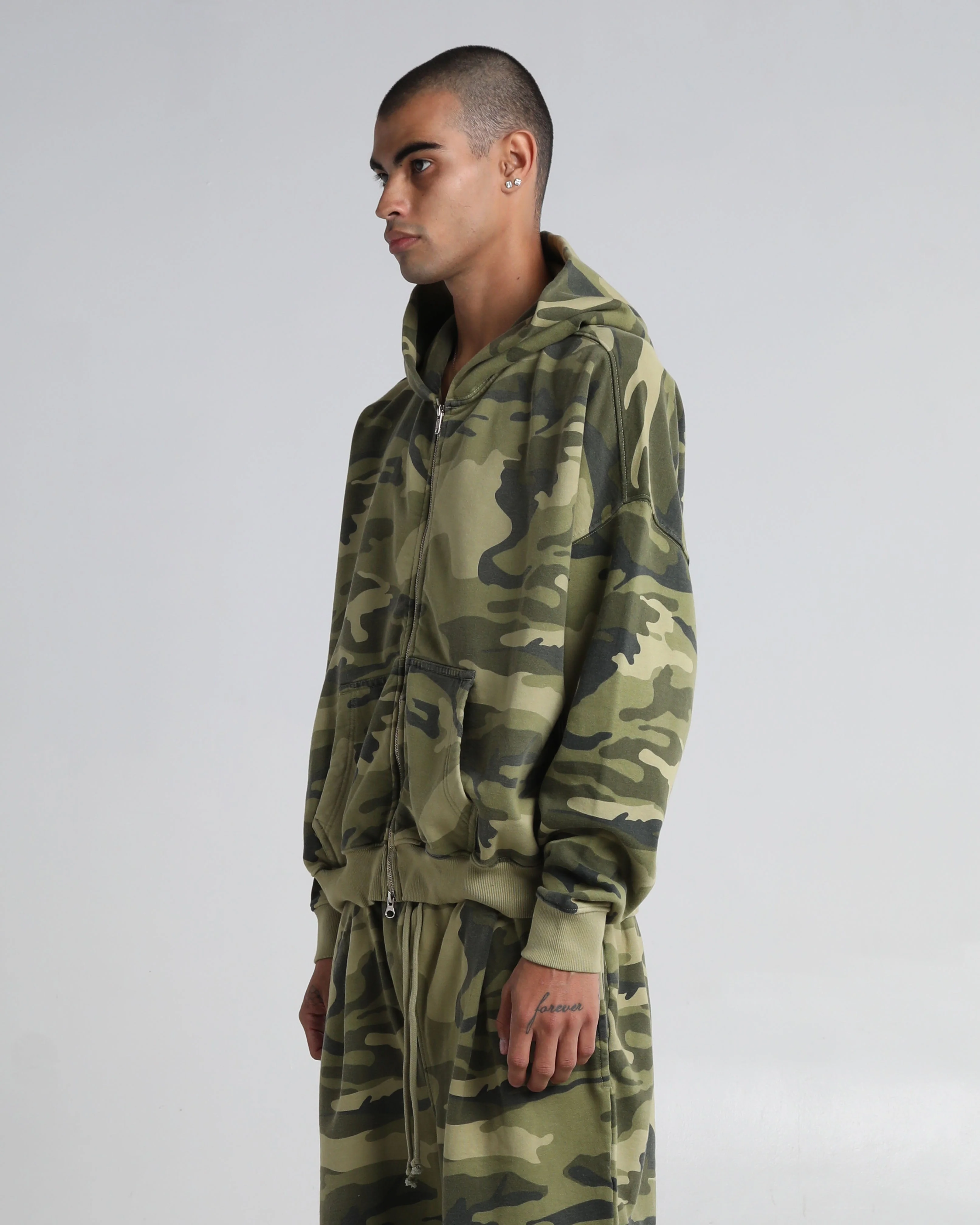 Cropped Zip Hoodie - Image 17