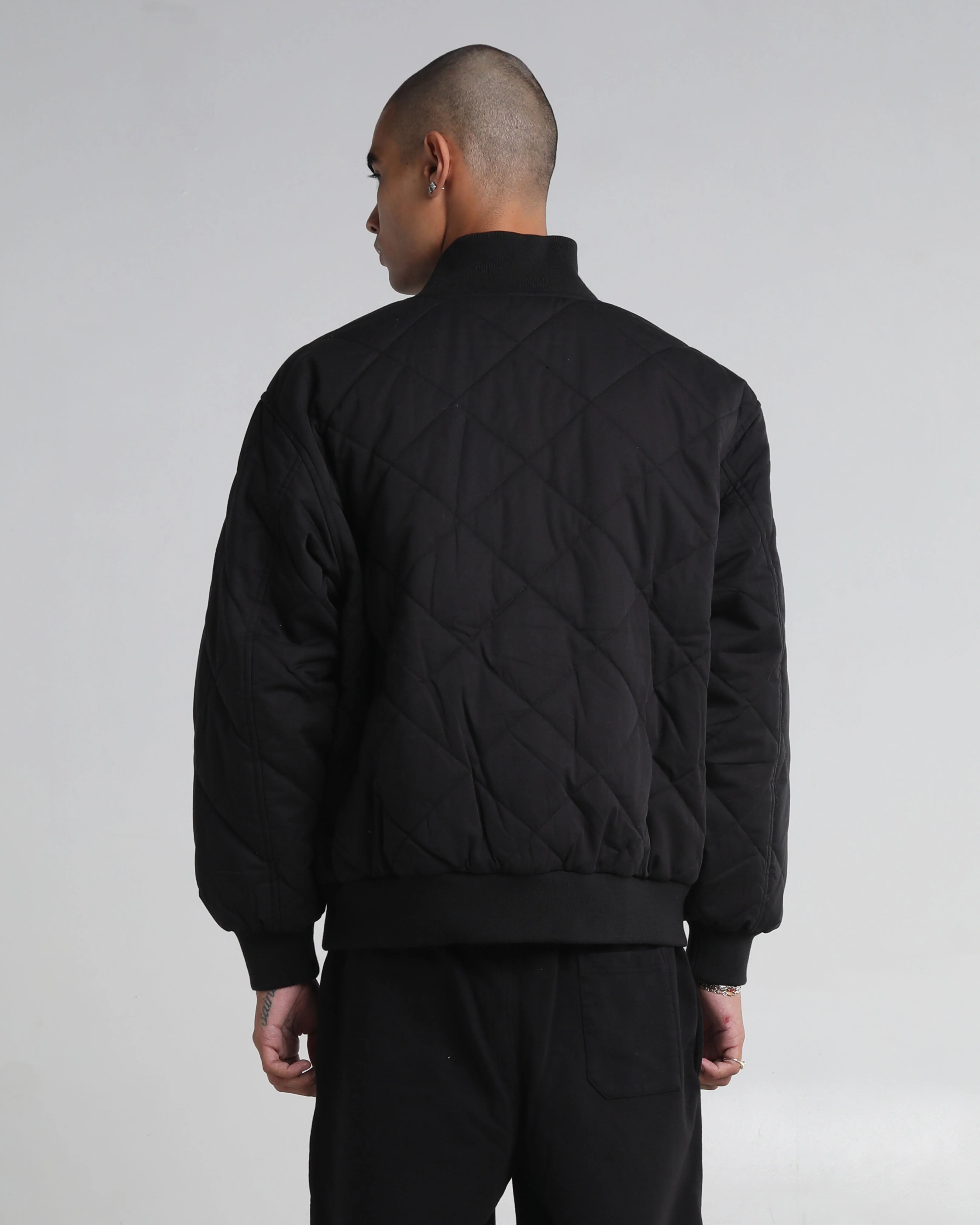 Diamond Quilted Jacket - Image 3