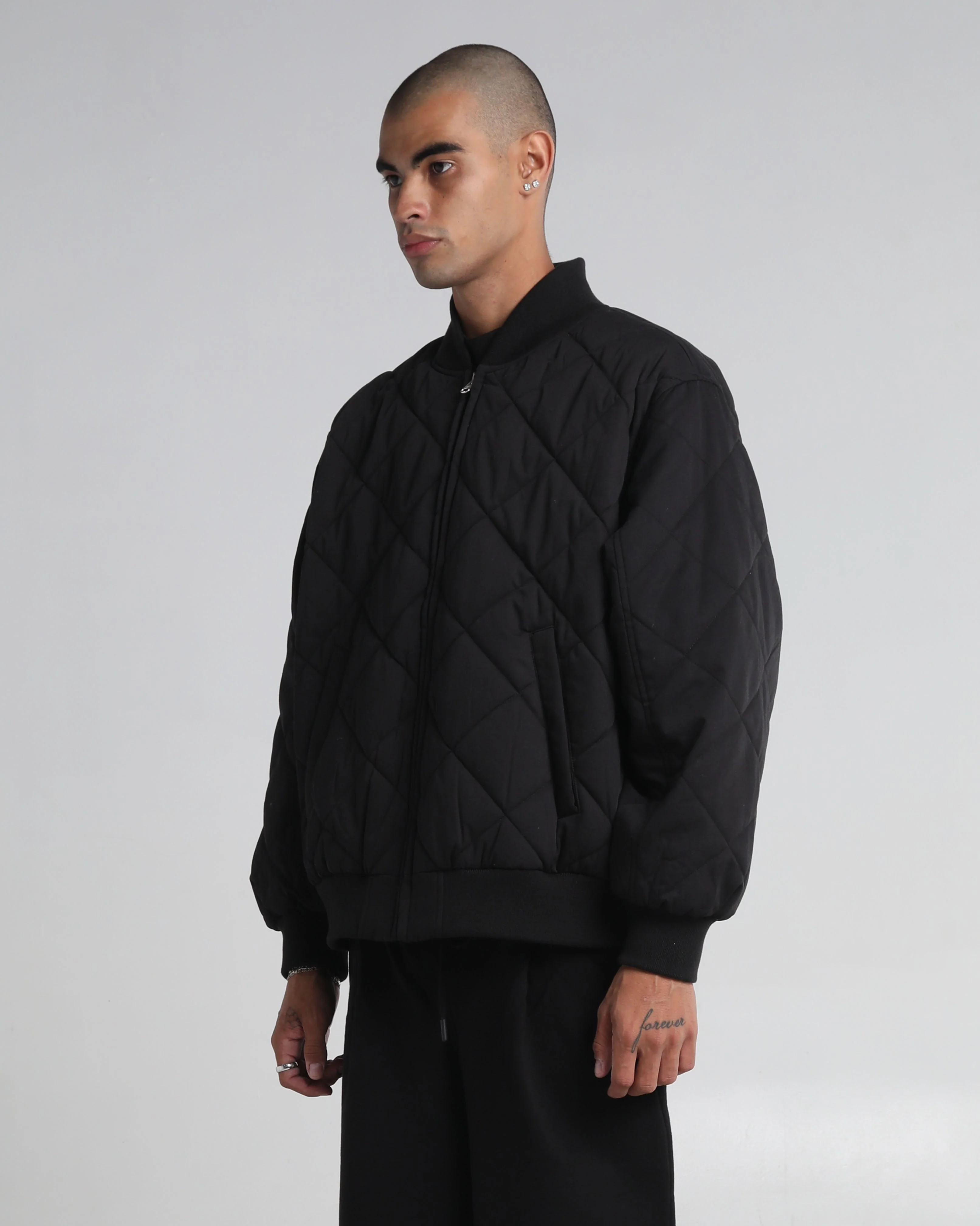 Diamond Quilted Jacket - Image 5