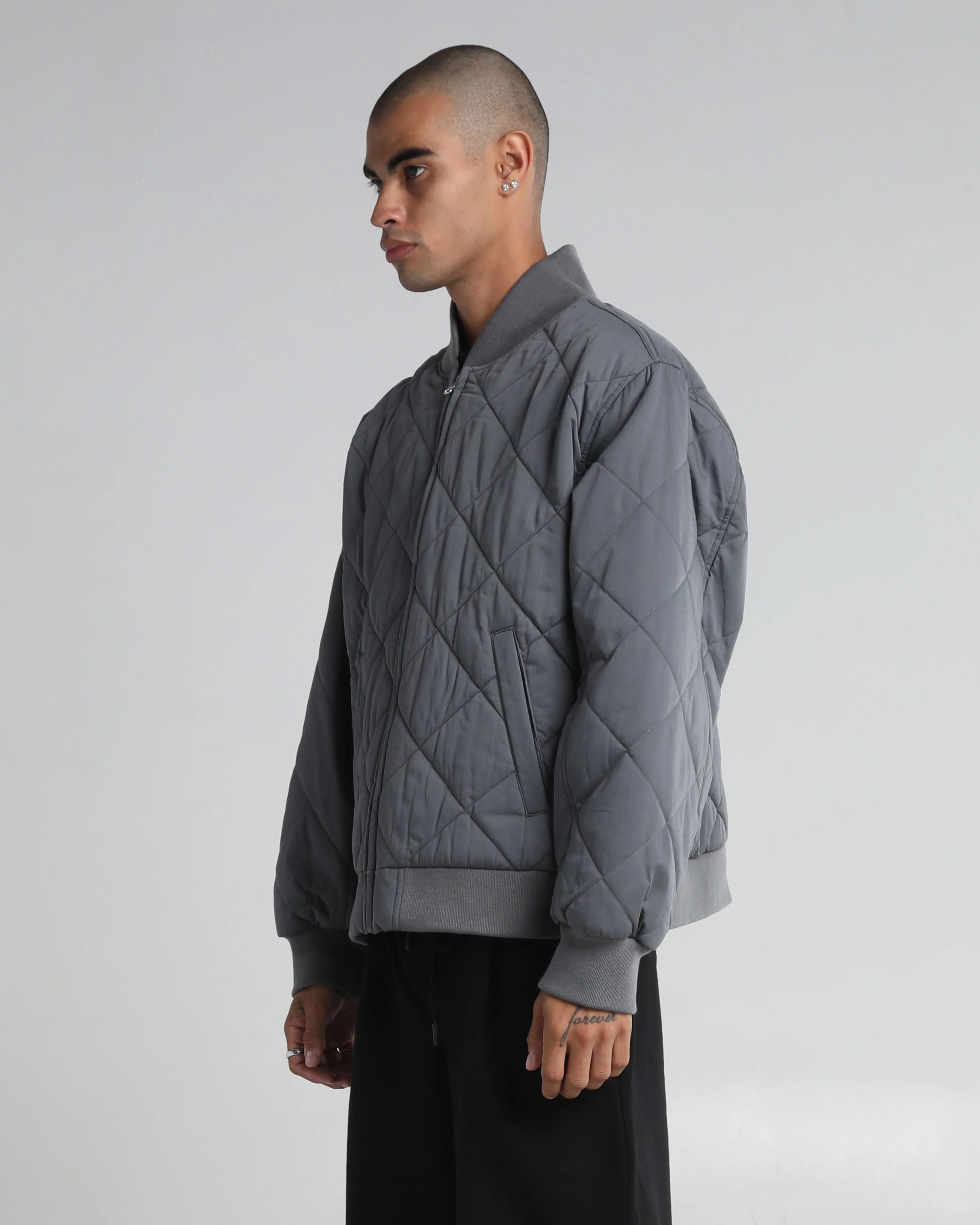 Diamond Quilted Jacket - Image 9
