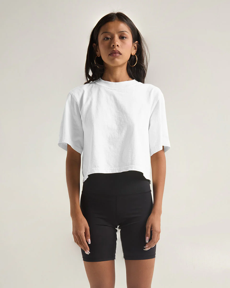 6.0oz Garment Dye Crop Top - Image 21