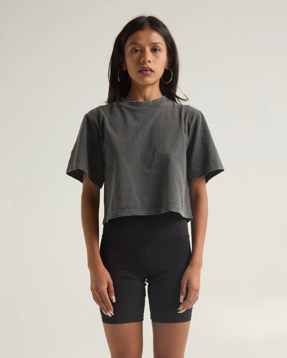 6.0oz Garment Dye Crop Top - Image 5