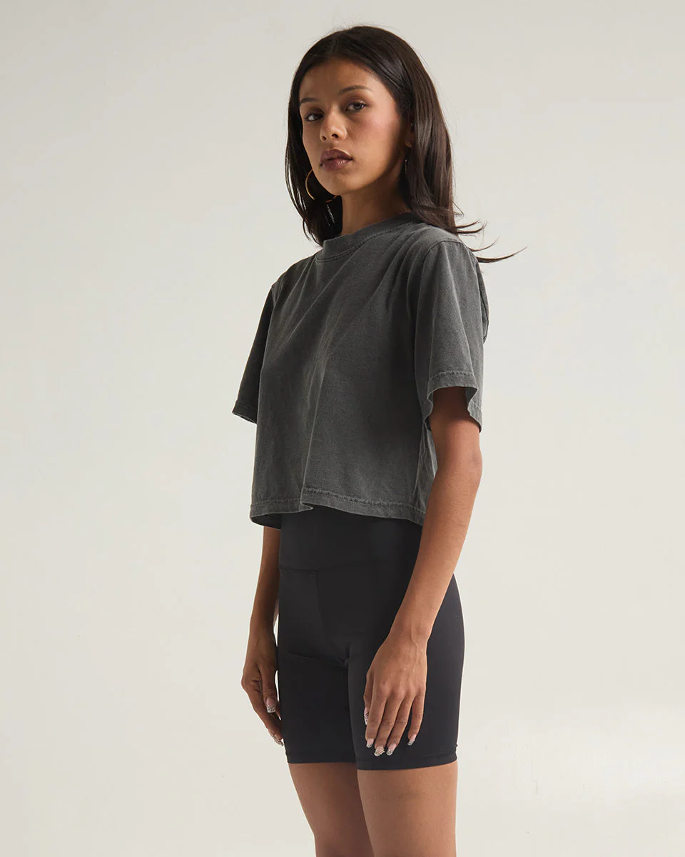 6.0oz Garment Dye Crop Top - Image 8