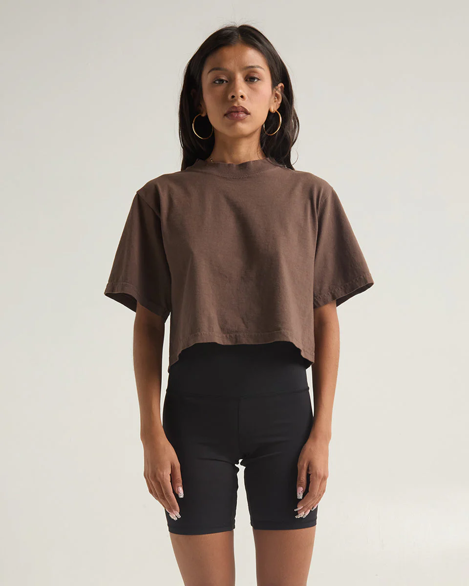 6.0oz Garment Dye Crop Top - Image 9