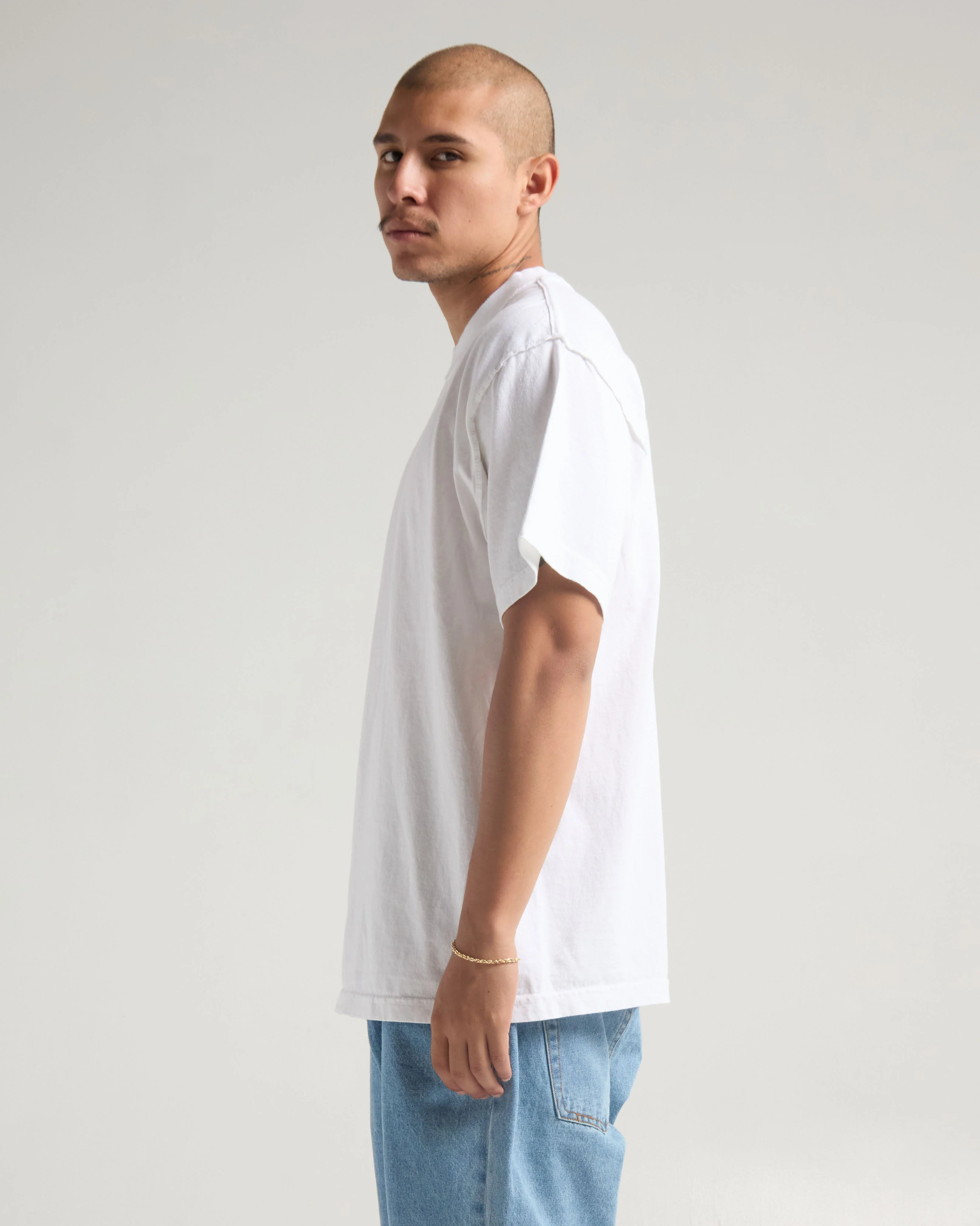 Garment Dye Reverse Tee - Image 3