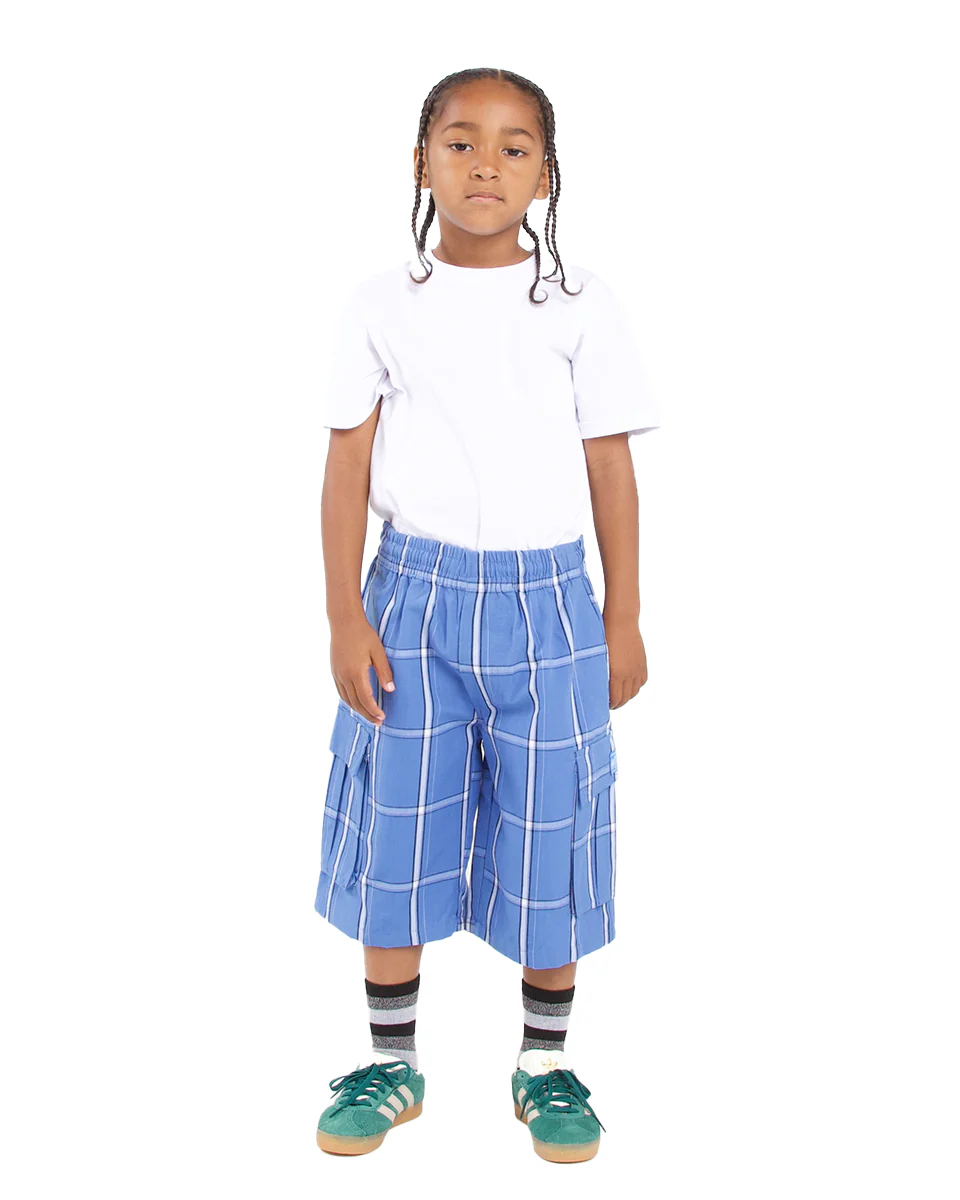 Kids Plaid Shorts - Image 4