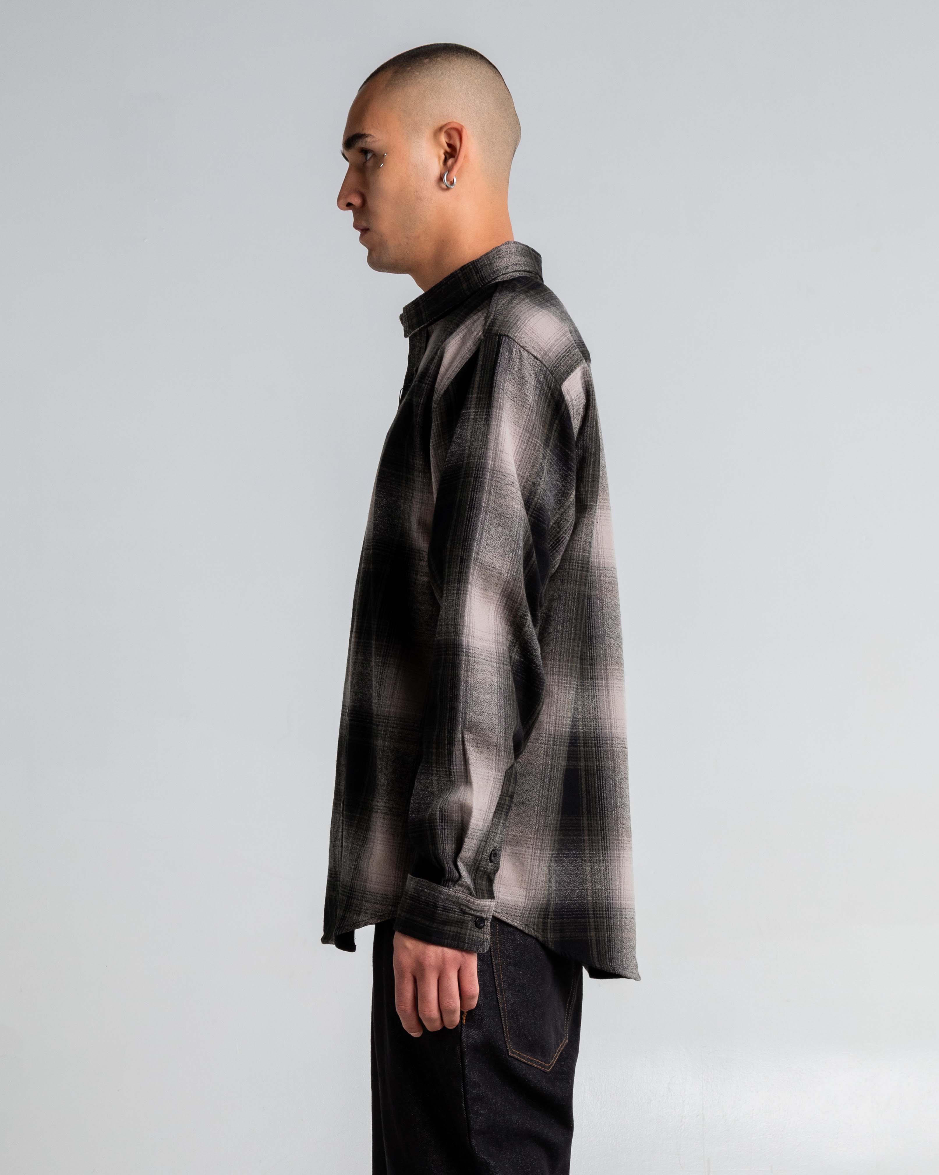 Plaid Flannel Overshirt - Image 11