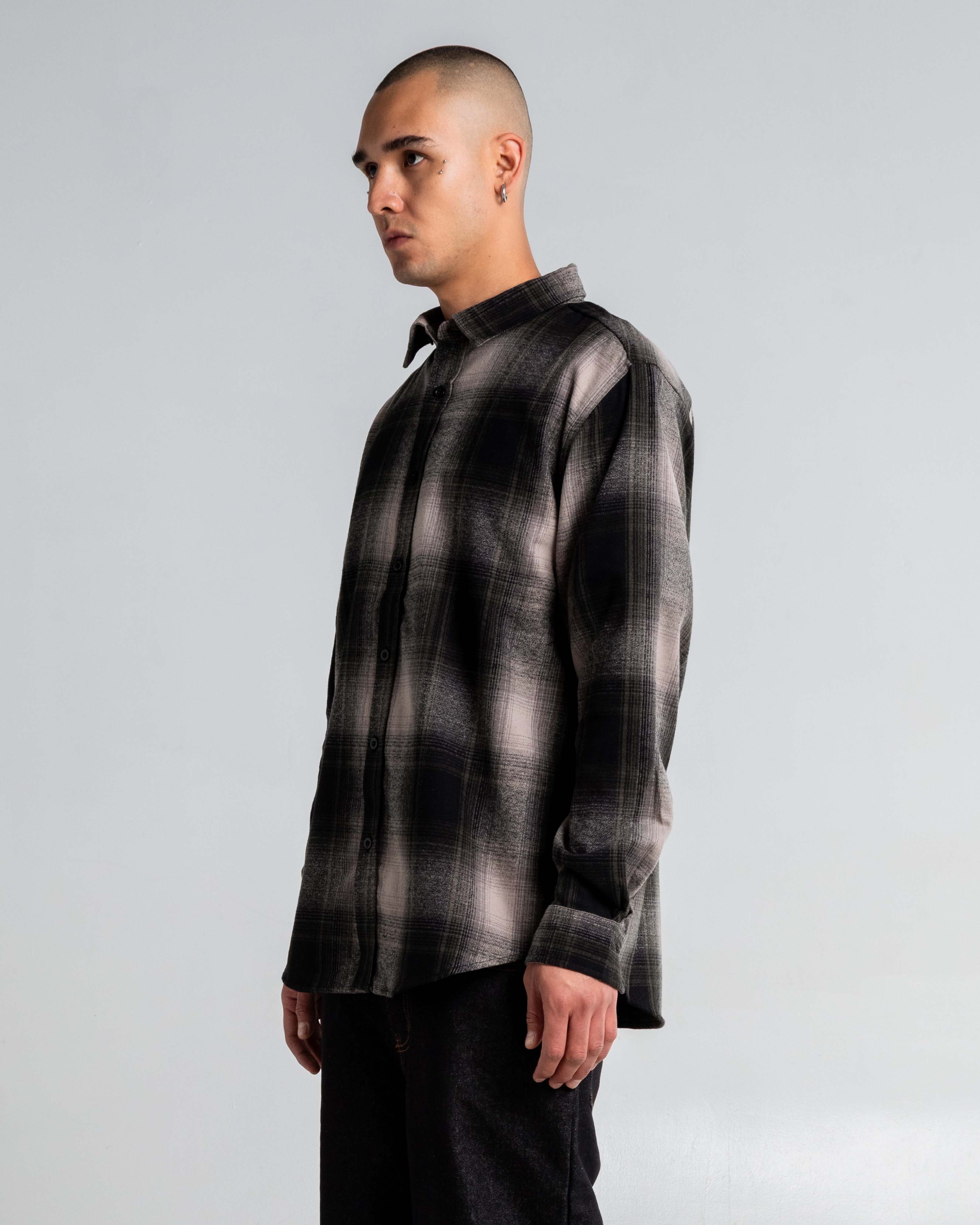 Plaid Flannel Overshirt - Image 12