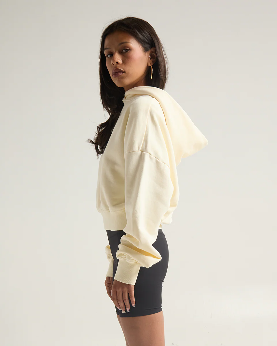 Women's Garment Dye Cropped Hoodie - Image 11