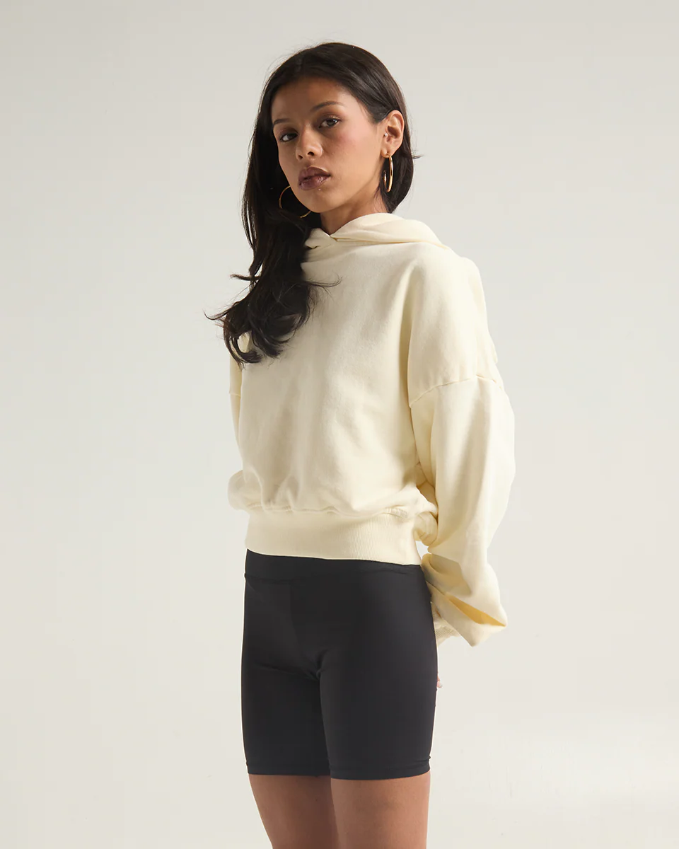 Women's Garment Dye Cropped Hoodie - Image 12