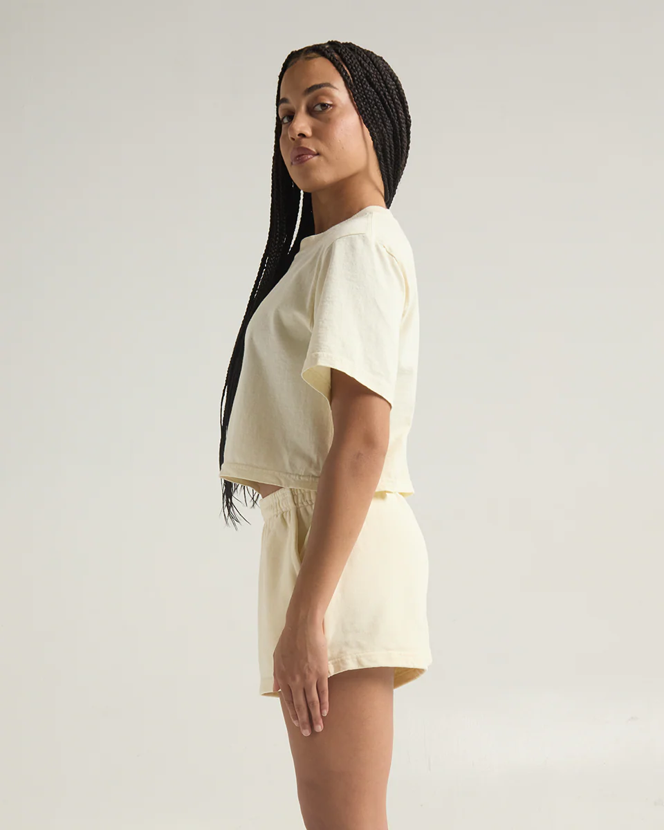 Women's Garment Dye Fleece Shorts - Image 11