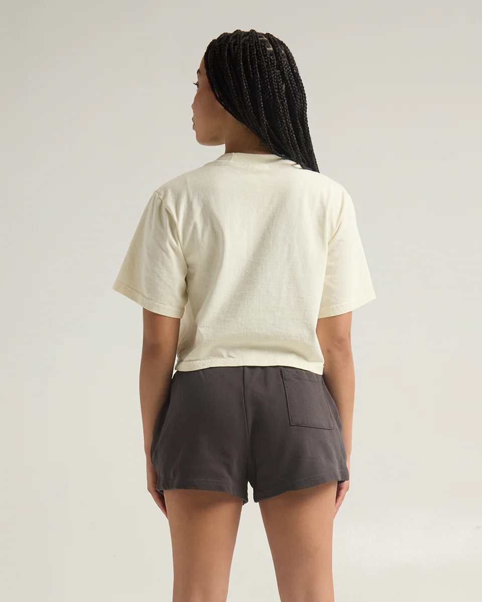 Women's Garment Dye Fleece Shorts - Image 6
