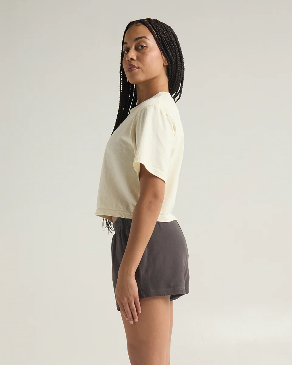Women's Garment Dye Fleece Shorts - Image 7